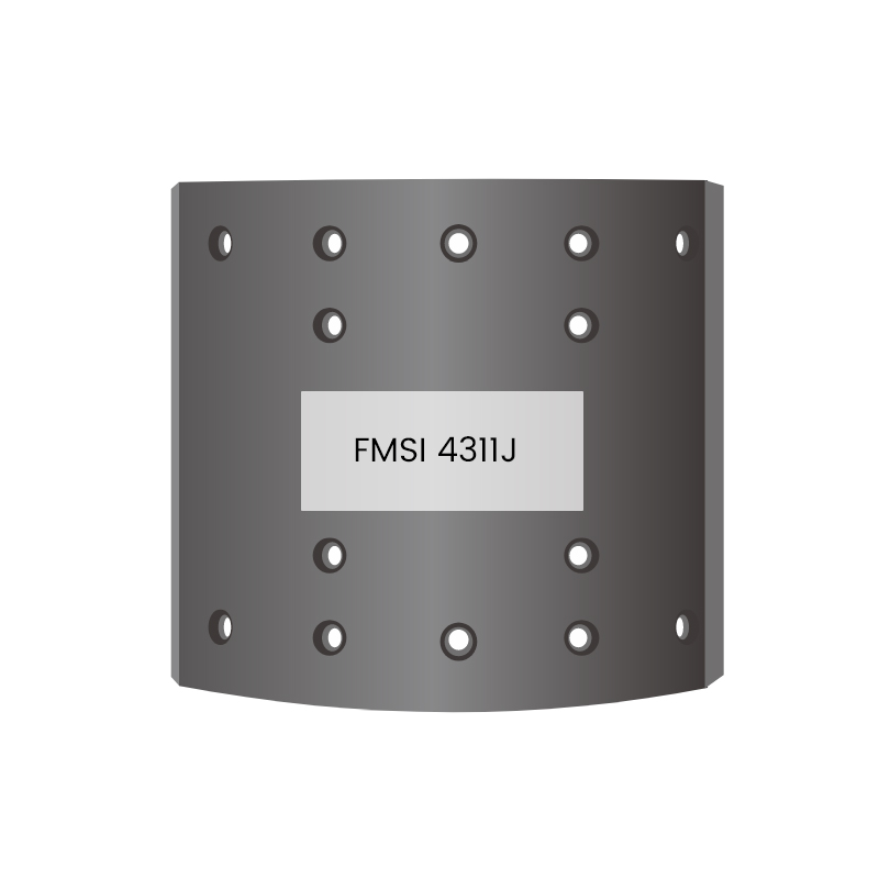 4311J Heavy Duty Truck Brake Lining