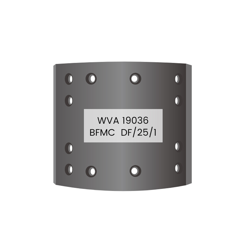 19036 DF/25/1 High Performance Durability Truck Brake Lining for SAF,TRAILOR YORK TRAILERS