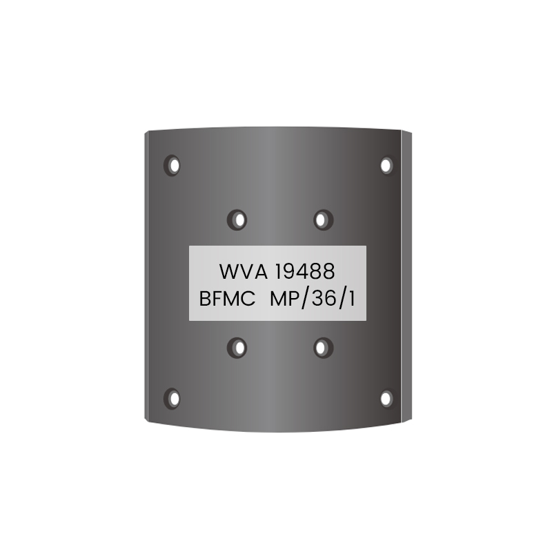 19488 MP/36/1 European Truck Brake Lining for MAN，MERCEDES-BENZ