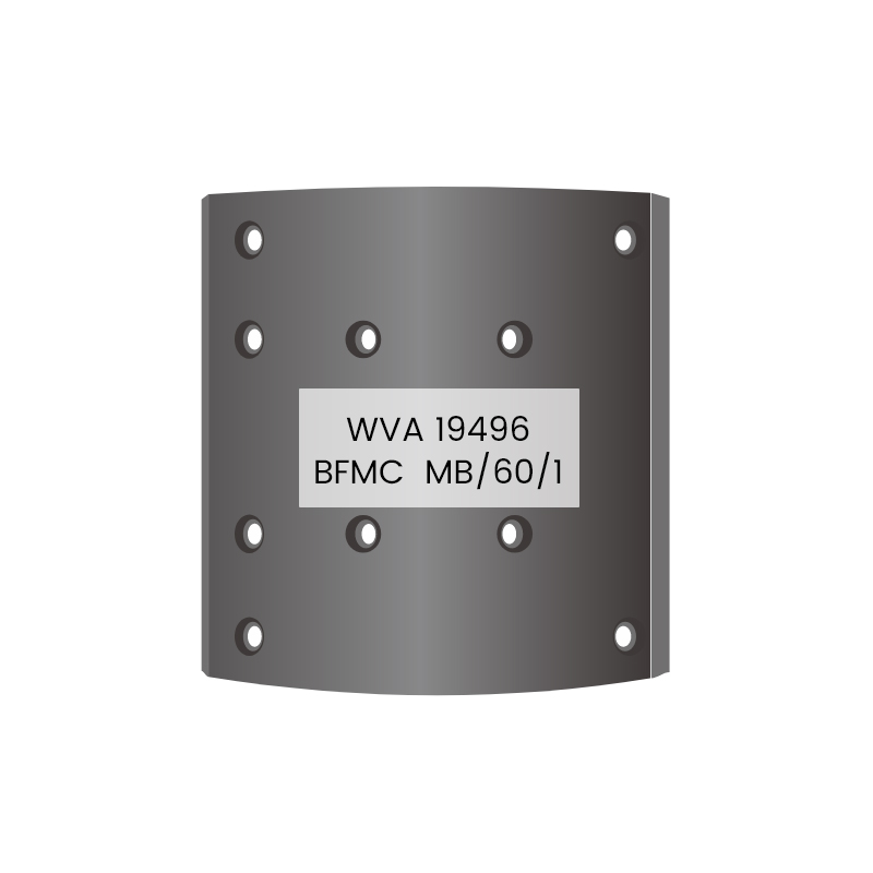 19496 MP/36/2 European Brake Lining for MAN，MERCEDES-BENZ