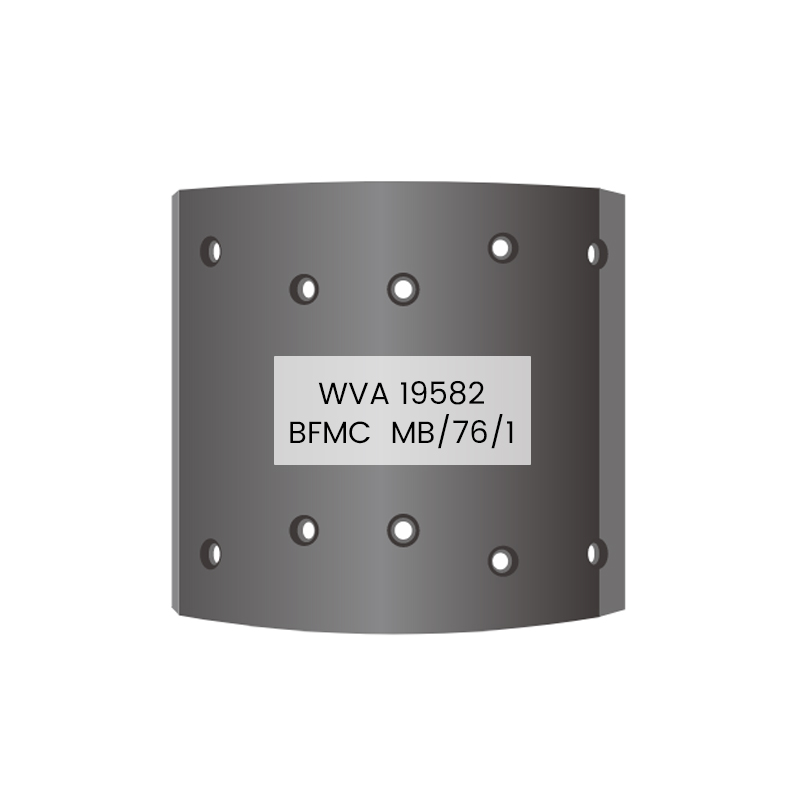 European Brake Lining 19582 MB/76/1 for MAN，MERCEDES-BENZ