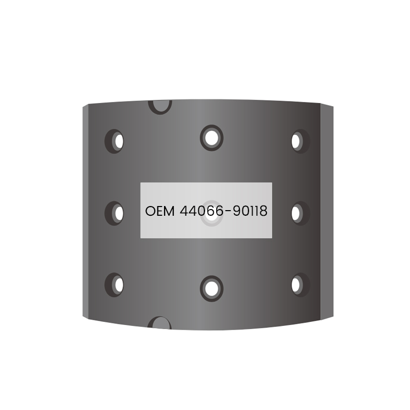 44066-90118 Brake lining Auto Brake system parts 17mm Thickness for NISSAN
