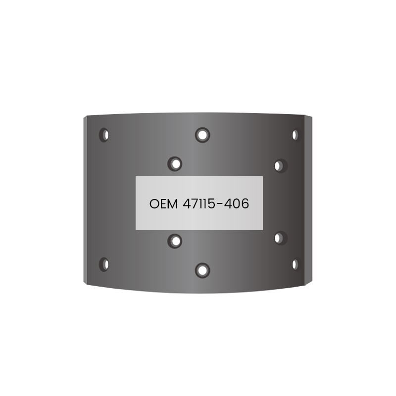 Japanese Truck Auto Parts Brake Lining 47115-406 for ISUZU