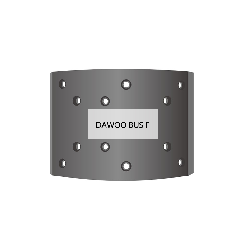 Non asbestos  brake lining  DAWOO BUS F